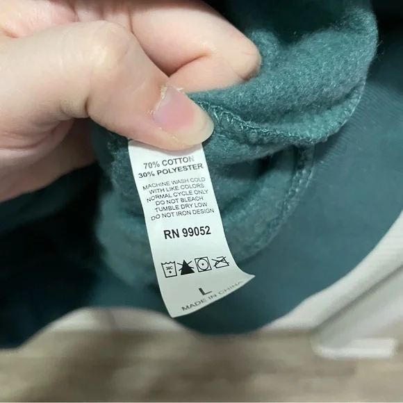 Glossier Limited Edition Sage Dark Green Logo Hoodie - Picture 8 of 11